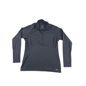 Patagonia Womens Baselayer Black L Capilene 3 Midweight Long Sleeve Top Outdoor